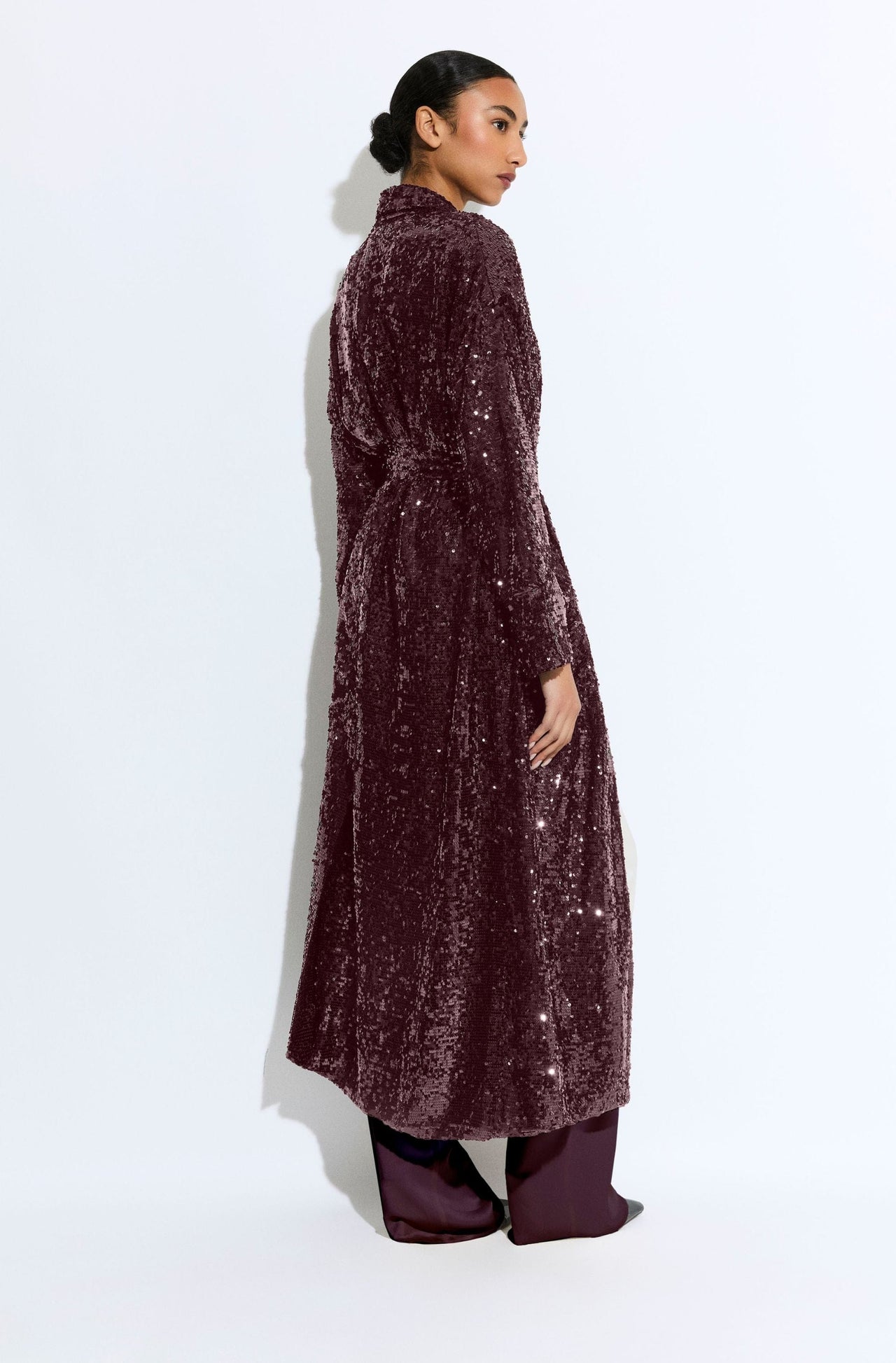 Sequin Duster Coat - LAPOINTE
