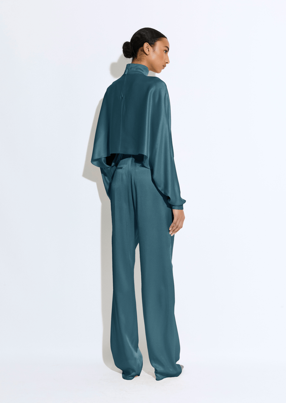 Silky Twill Belted Pant - LAPOINTE