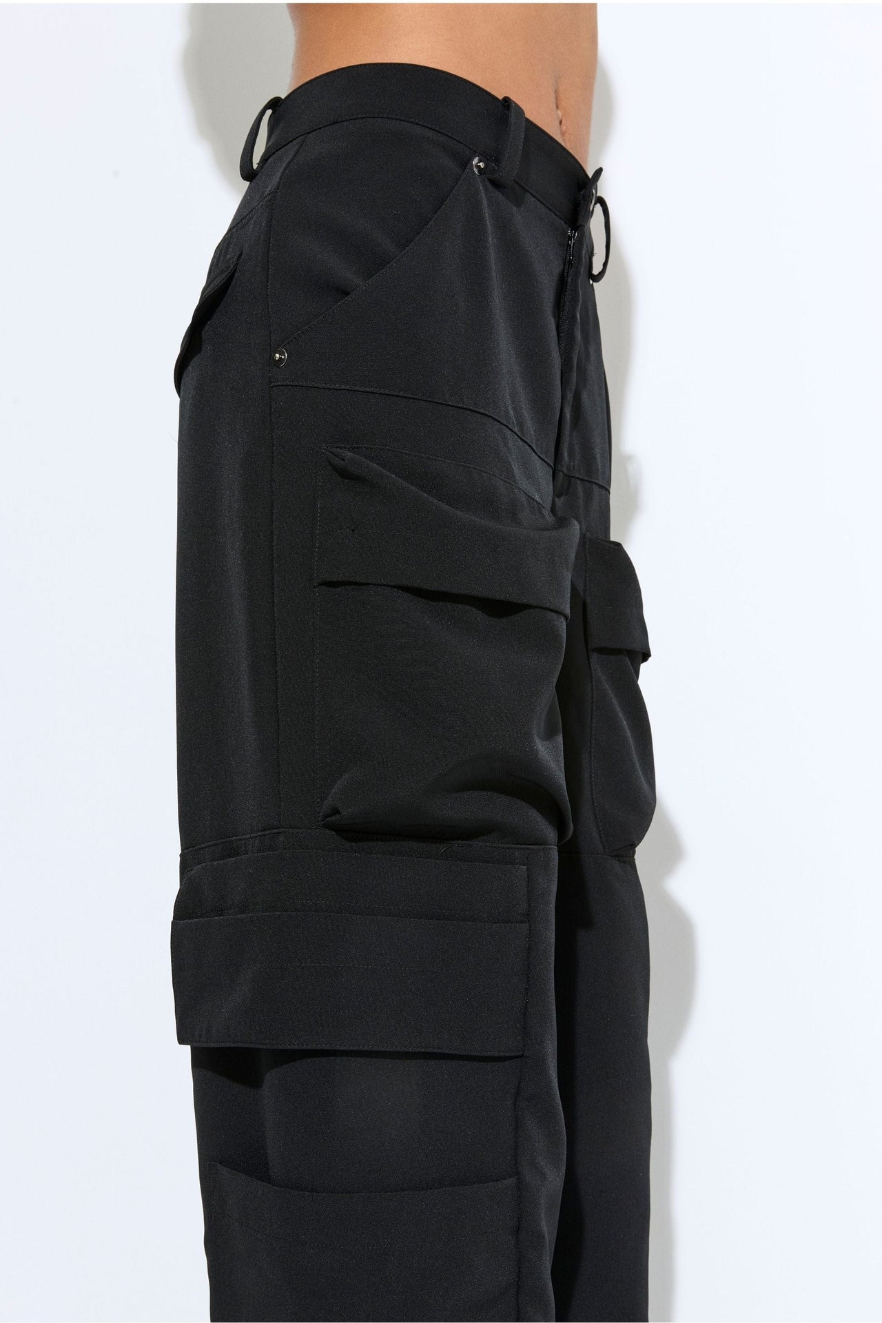 Stretch Drape Crepe Utility Pant - LAPOINTE