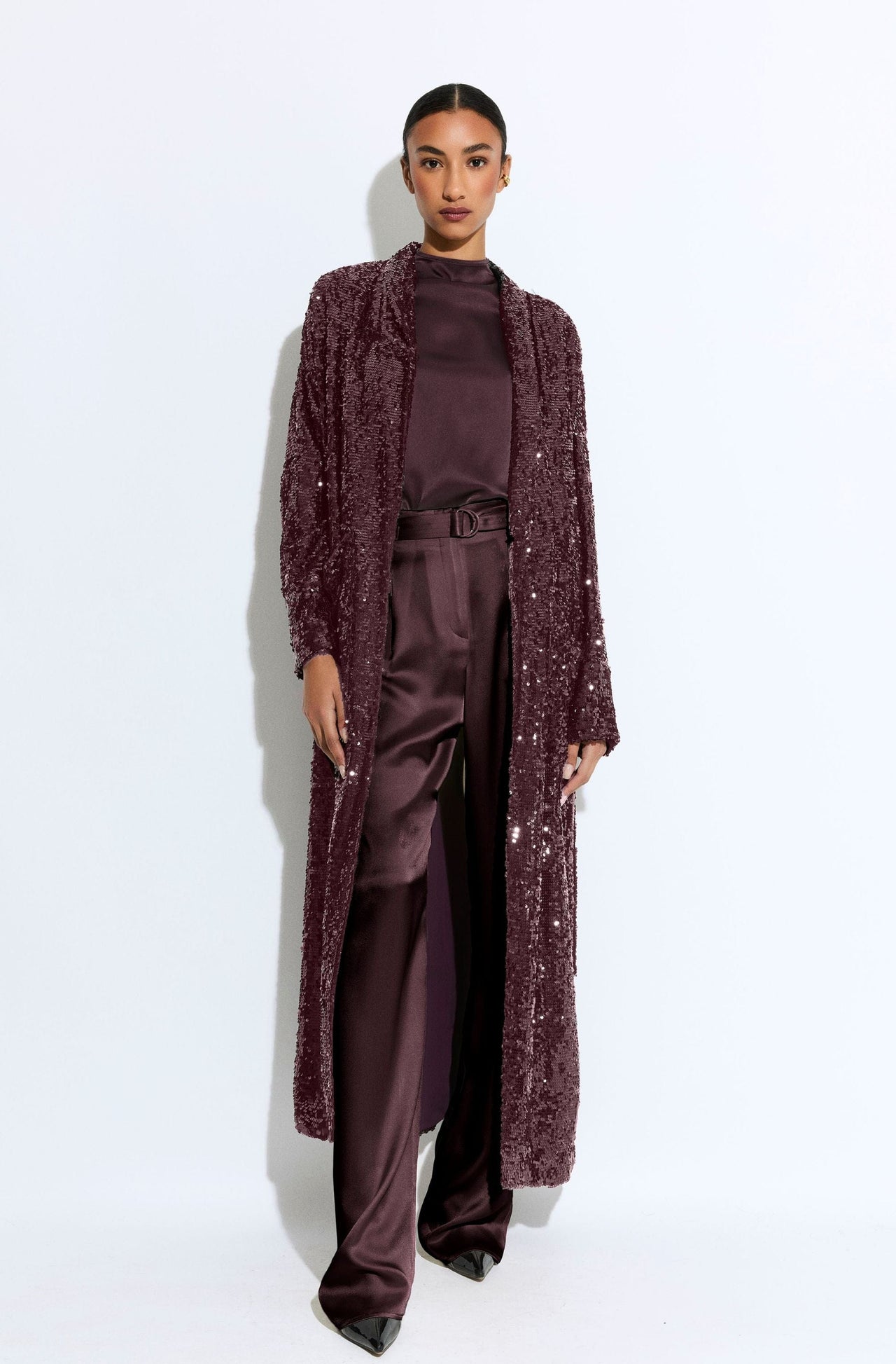 Sequin Duster Coat - LAPOINTE