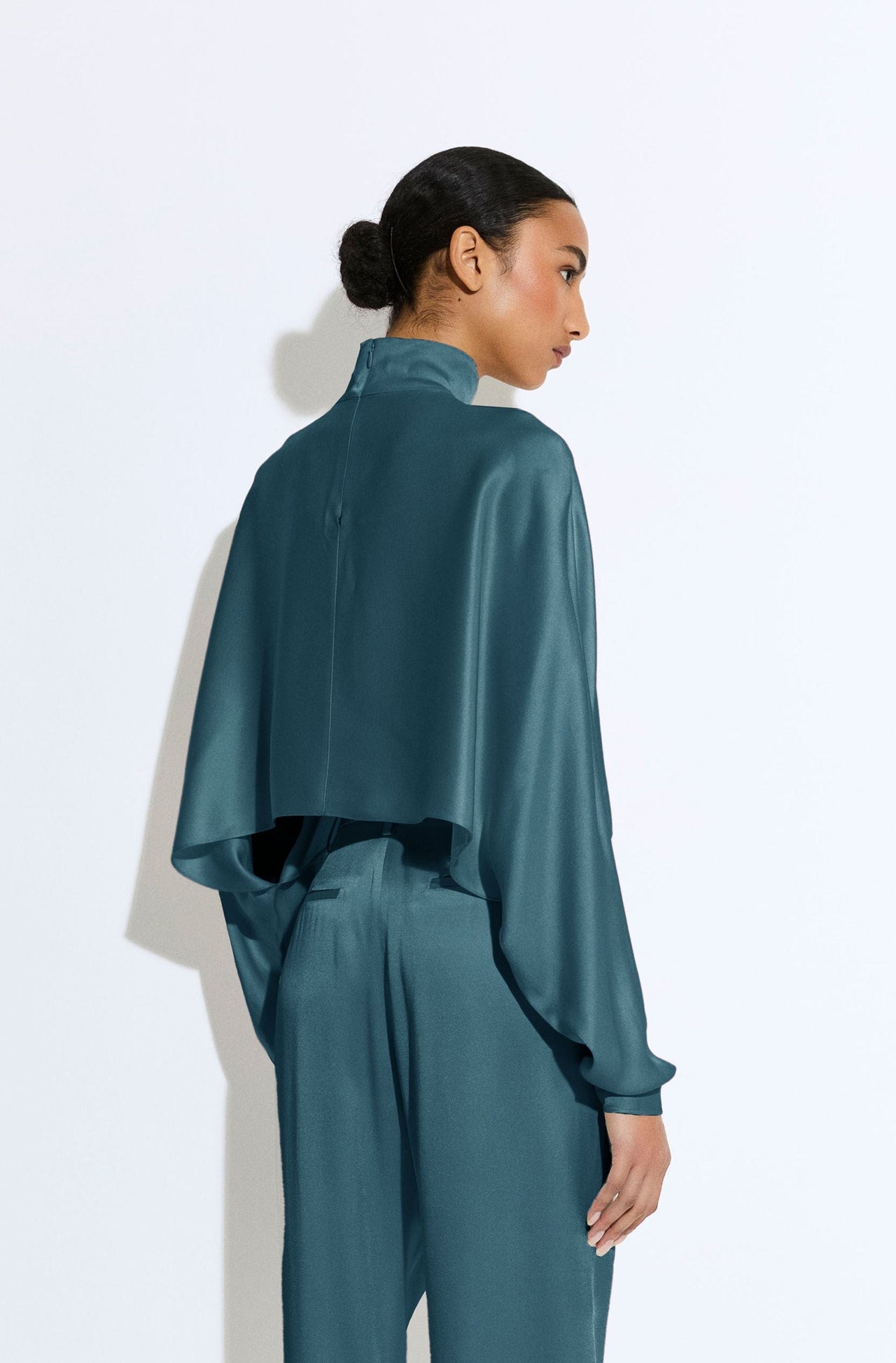 Satin Caftan Top - LAPOINTE